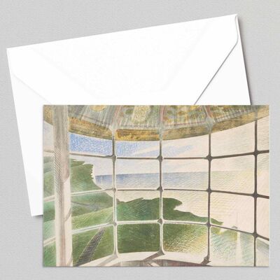 Beachy Head Lighthouse - Eric Ravilious - Carte de vœux