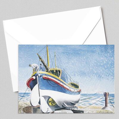 The Lifeboat - Eric Ravilious - Greeting Card