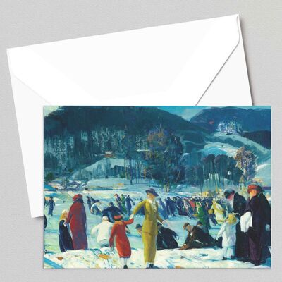 Amor del invierno - George Wesley Bellows - Tarjetas de felicitación