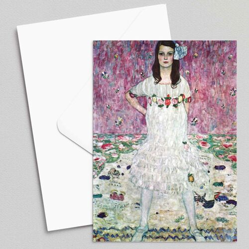 Mada Primavesi - Gustav Klimt - Greeting Card