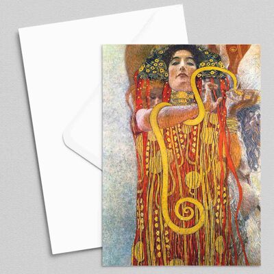 Hygieia - Gustav Klimt - Carte de vœux