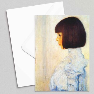 Retrato de Helene Klimt - Gustav Klimt - Tarjetas de felicitación