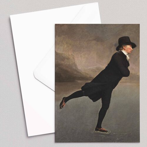 The Reverend Robert Walker Skating - Henry Raeburn - Greeting Card