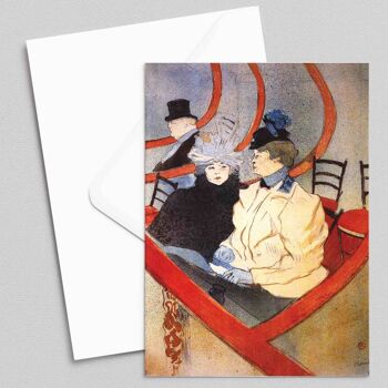 La Grande Loge - Henri de Toulouse-Lautrec - Carte de vœux 1
