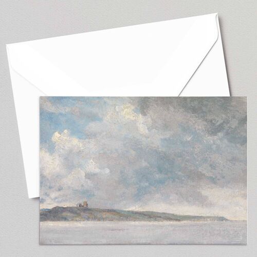 Coastal Scene With Cliffs - John Constable - Greeting Card
