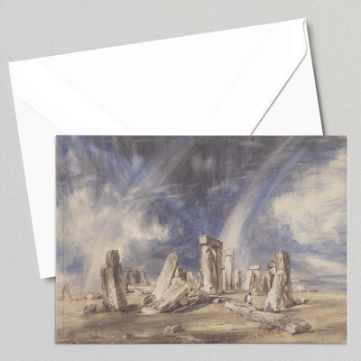 Stonehenge - John Constable - Tarjeta de felicitación