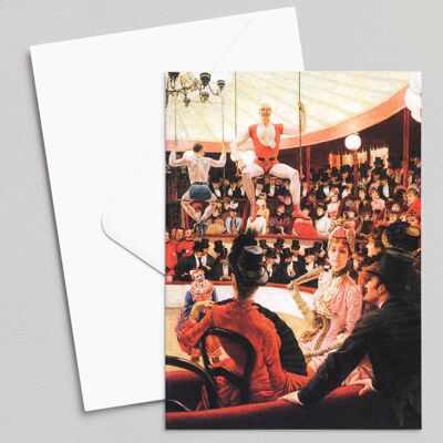 Women of Paris: The Circus Lover - James Tissot - Grußkarte