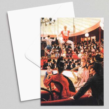 Femmes de Paris : L'Amante du Cirque - James Tissot - Carte de vœux 1