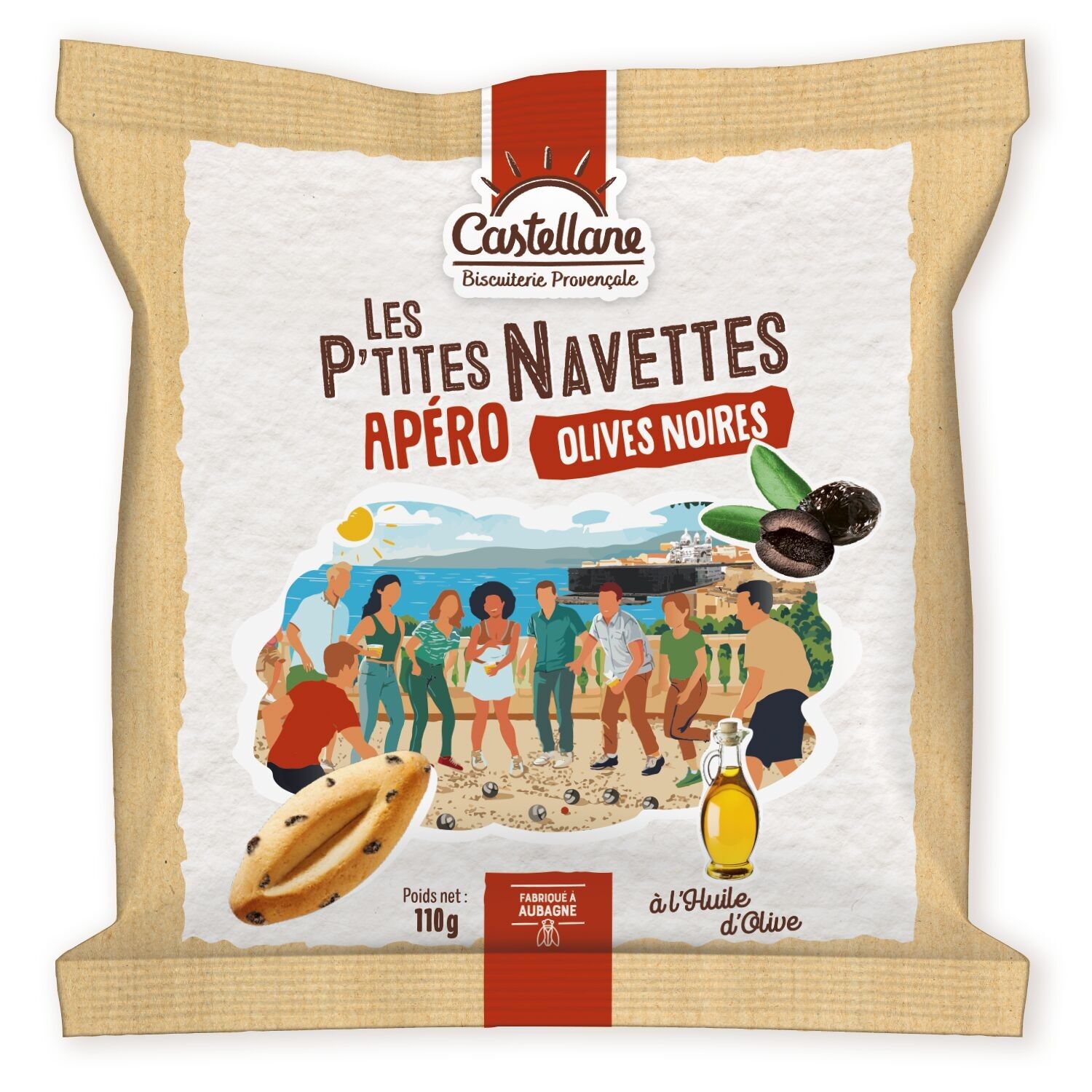 Biscotti da aperitivo della Provenza - MINI NAVETTE ALLE OLIVE