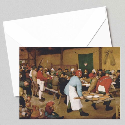 The Peasant Wedding - Pieter Bruegel the Elder - Greeting Card
