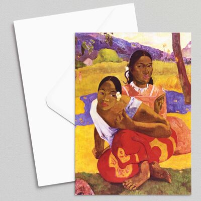 Wann wirst du heiraten? - Paul Gauguin - Grußkarte