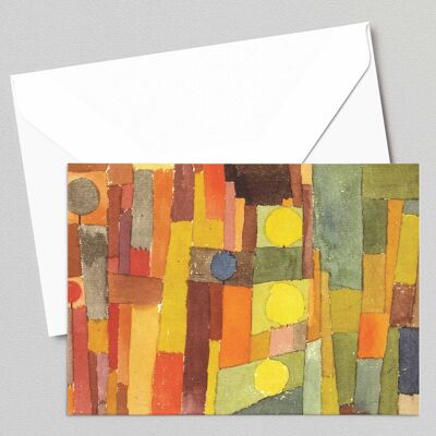 Im Stil von Kairouan - Paul Klee - Grußkarte