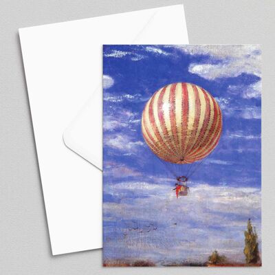 The Balloon - Pál Szinyei Merse - Greeting Card
