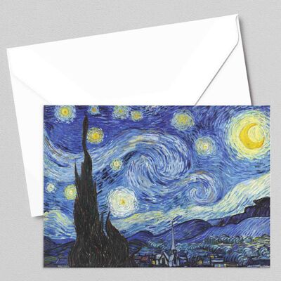 La Nuit étoilée - Vincent Van Gogh - Carte de vœux