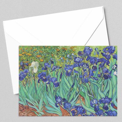 Iris - Vincent Van Gogh (VG011) - Carte de vœux