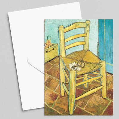 Van Gogh's Chair - Vincent Van Gogh - Greeting Card