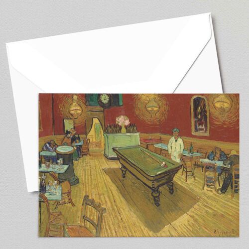 The Night Café - Vincent Van Gogh - Greeting Card