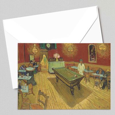 Le Café de Nuit - Vincent Van Gogh - Carte de Voeux