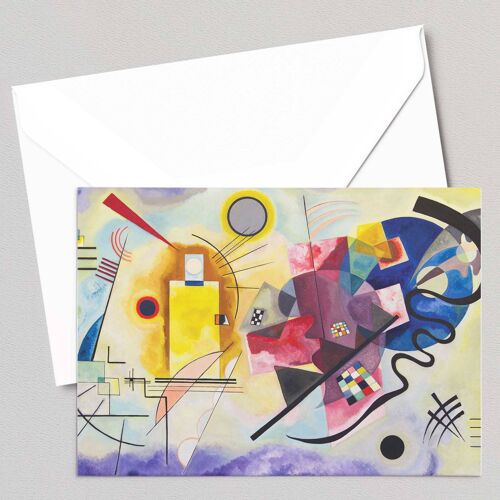 Yellow-Red-Blue - Wassily Kandinsky - Greeting Card