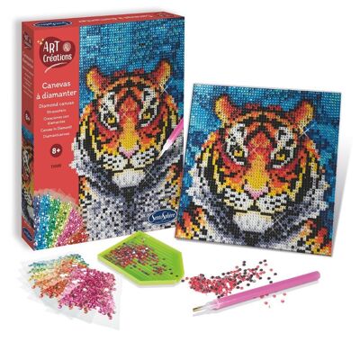 Kit di artigianato artistico Sentosphère Diamond - Tigre