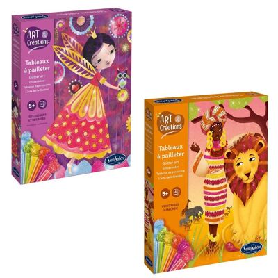 Kits de arte con brillantina para niños de Sentosphere Art & Creations