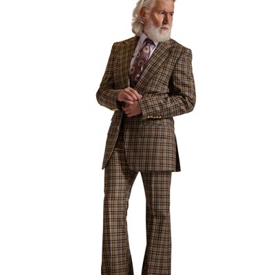 Helen Anthony Peak Lapel Single Breasted Check Blazer