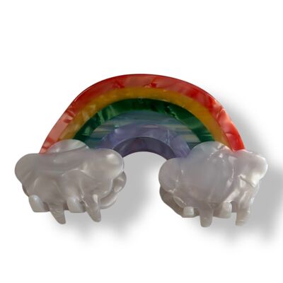 Pince à cheveux arc-en-ciel