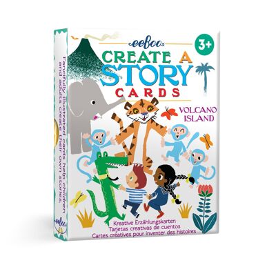 Cartes eeBoo Create A Story - Volcano Island