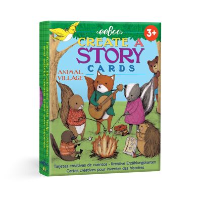 eeBoo Animal Village - Crea una storia con le carte per bambini