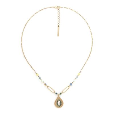 ZELIE collier court petit pendenf goutte