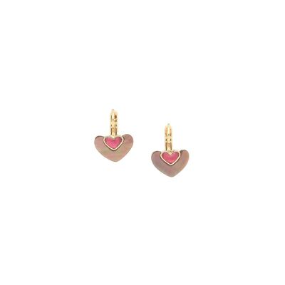 Pendientes ESMEE con forma de corazón pequeño