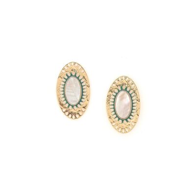 Pendientes ovalados ZELIE