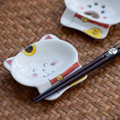 Petit Assiette à sauce Arita-yaki avec repose-baguettes