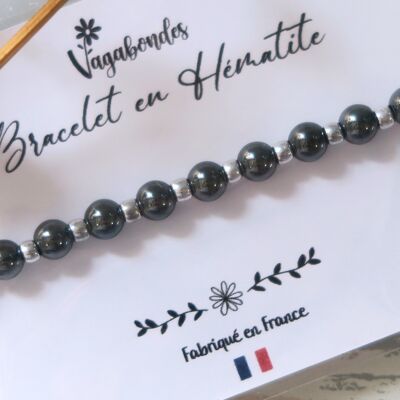 Bracelet en pierres fines - Hématite