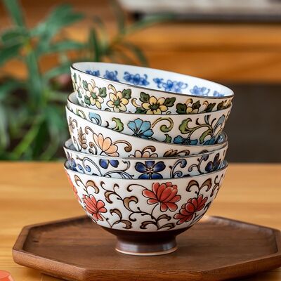 Floral patterned bowl