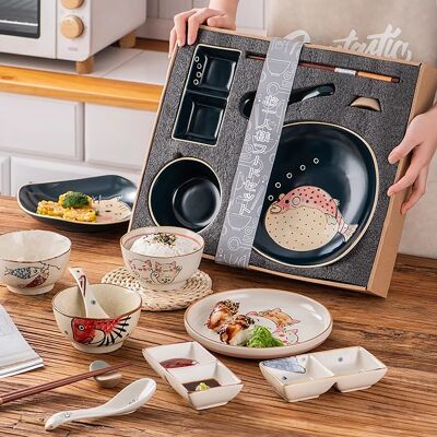 Japanese tableware set