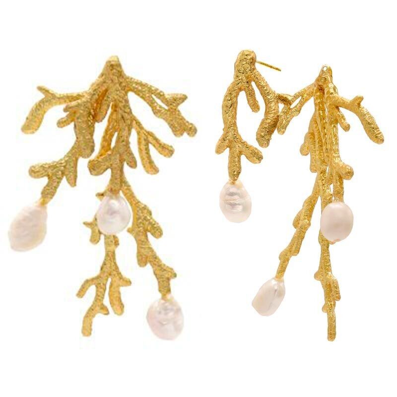 Abnehmbare Perlenohrringe der Gobiidae