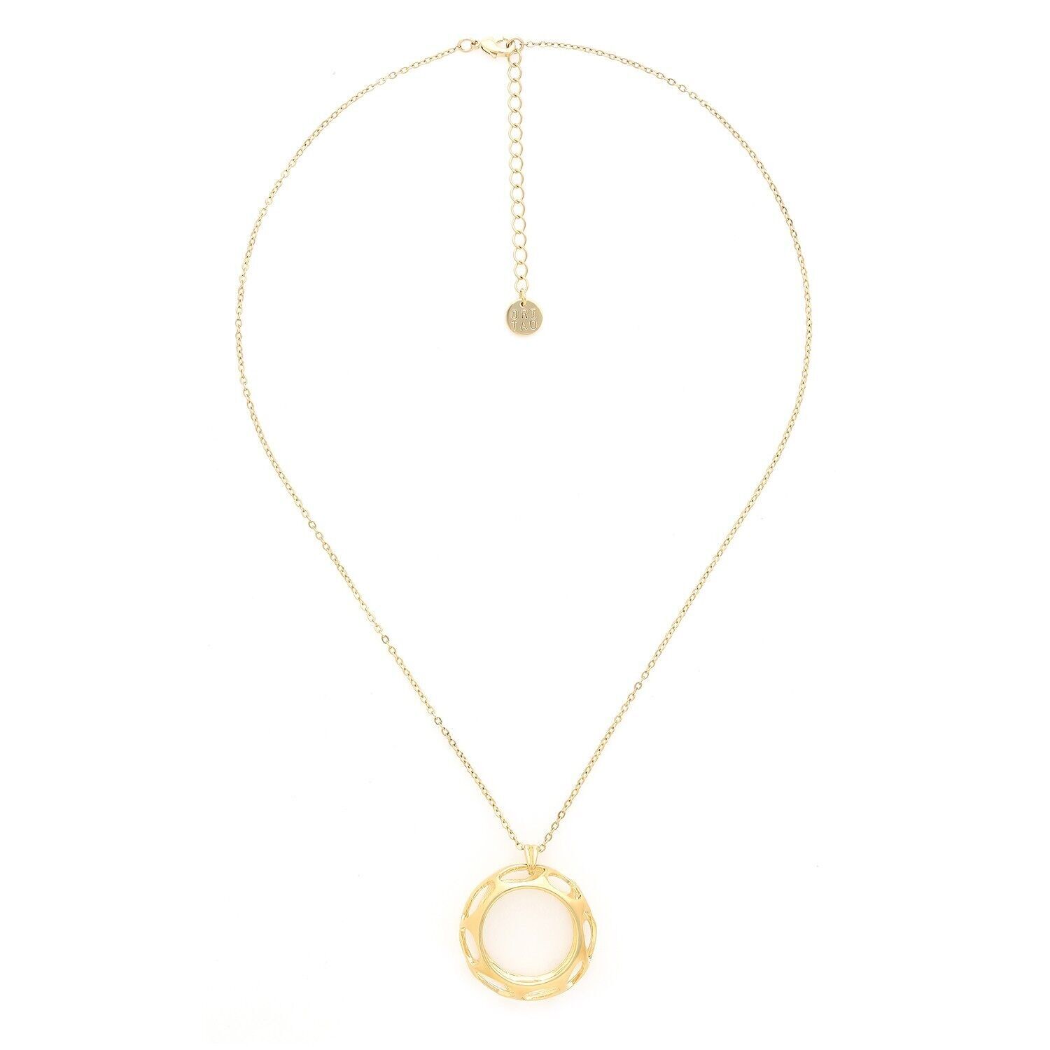 FELIDAE   collier pendentif dorée