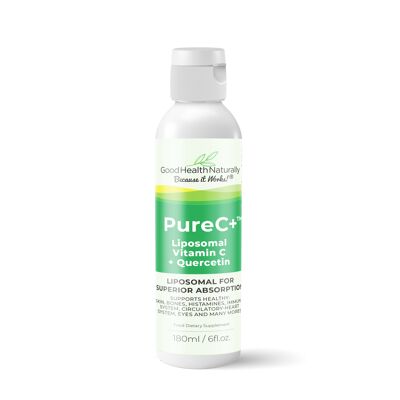 PureC+™ - Liposomal Vitamin C with Quercetin (Plastic Bottle) RRP £34.95