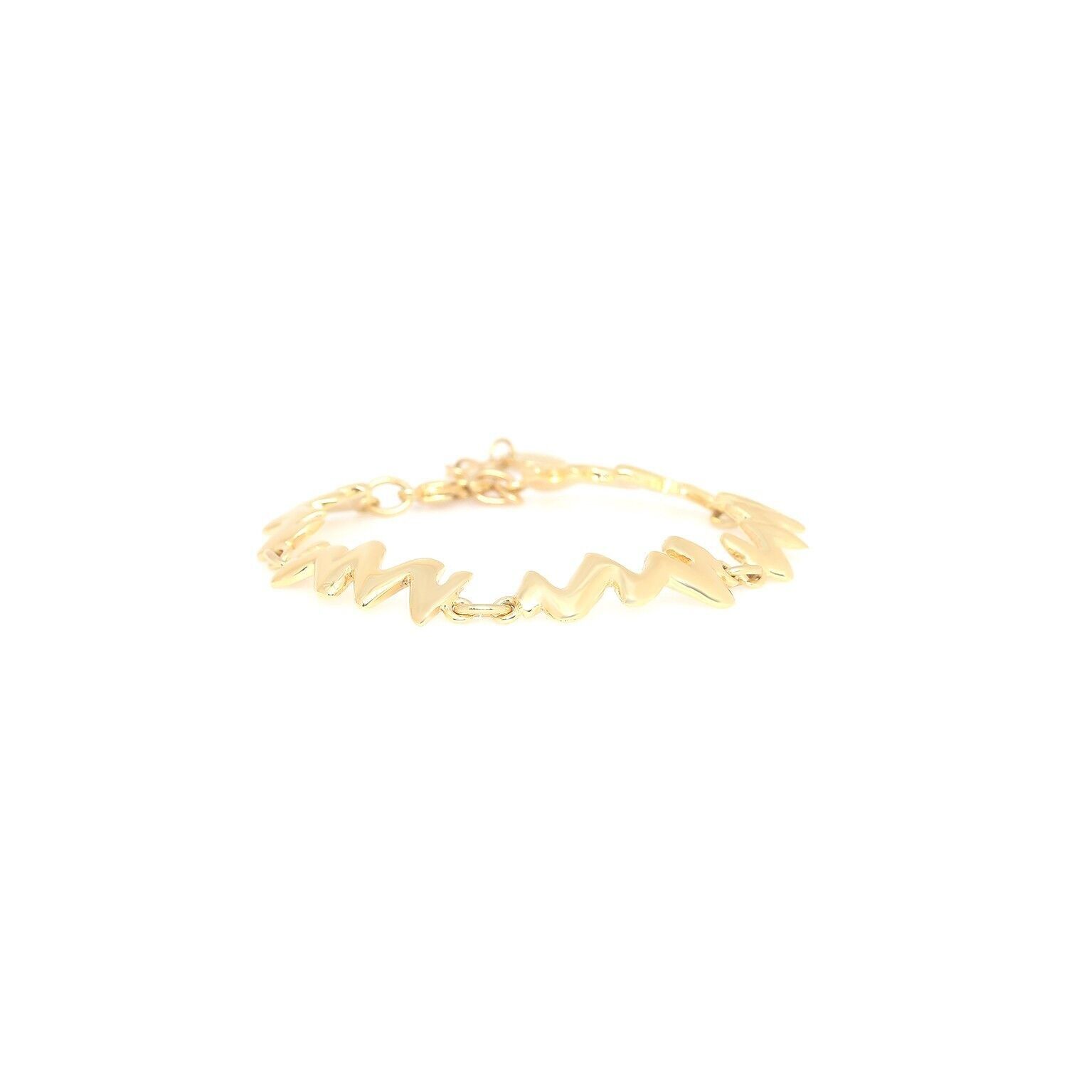 FIREWORK   bracelet ajustable 5 éléments dorés