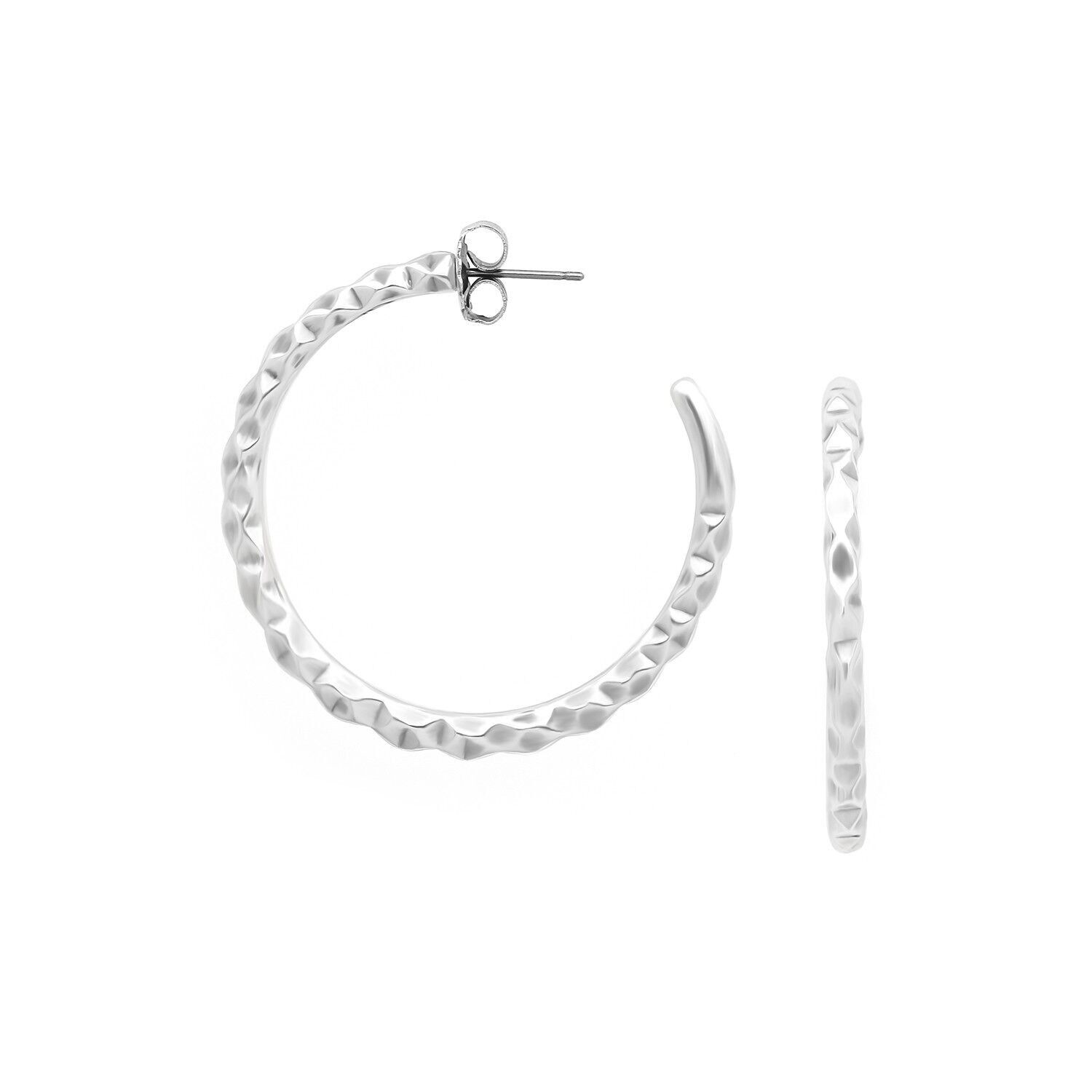 KATICHA große silberne Creolen