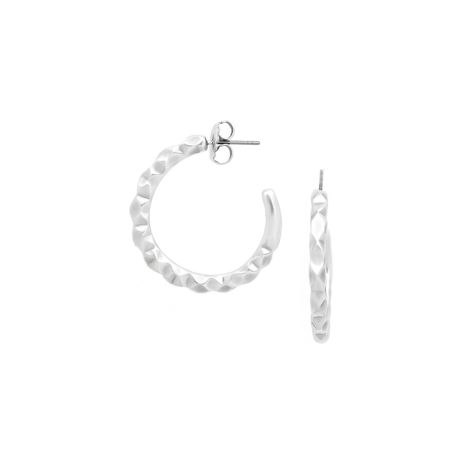 KATICHA kleine silberne Creolen