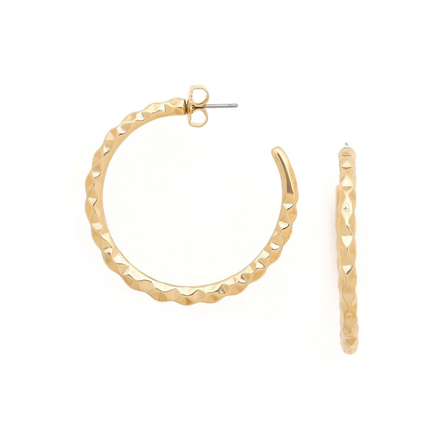 Große goldene Creolen von KATICHA