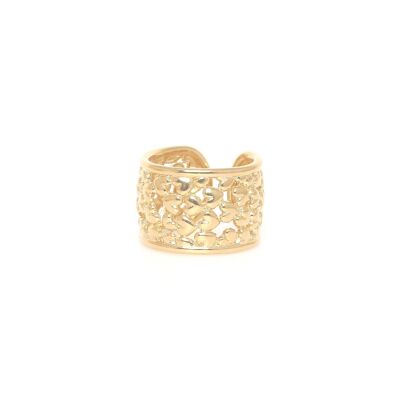 MY HEART adjustable mini gold heart ring