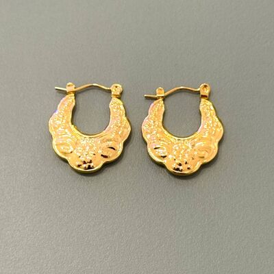 Otto Stainless Steel Hoop Earrings