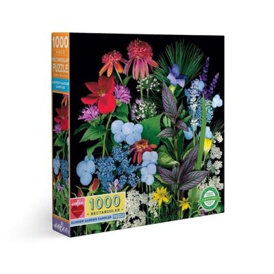 Eeboo 1000 Piece Jigsaw Puzzle - Summer Garden Sampler