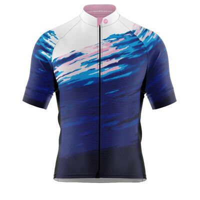 Big and Tall Mens Tor Cycling Jersey in Blue John