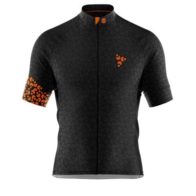 Big and Tall Mens Tor Cycling Jersey in Incognito Black