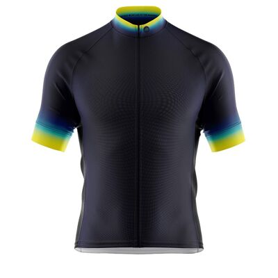 Big and Tall Mens Fleet Cycling Jersey in Horizon Blue