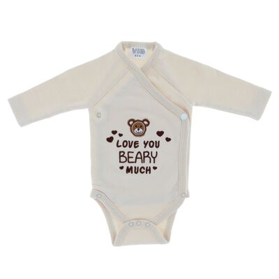 Baby Suit Love you BEARY much Beige